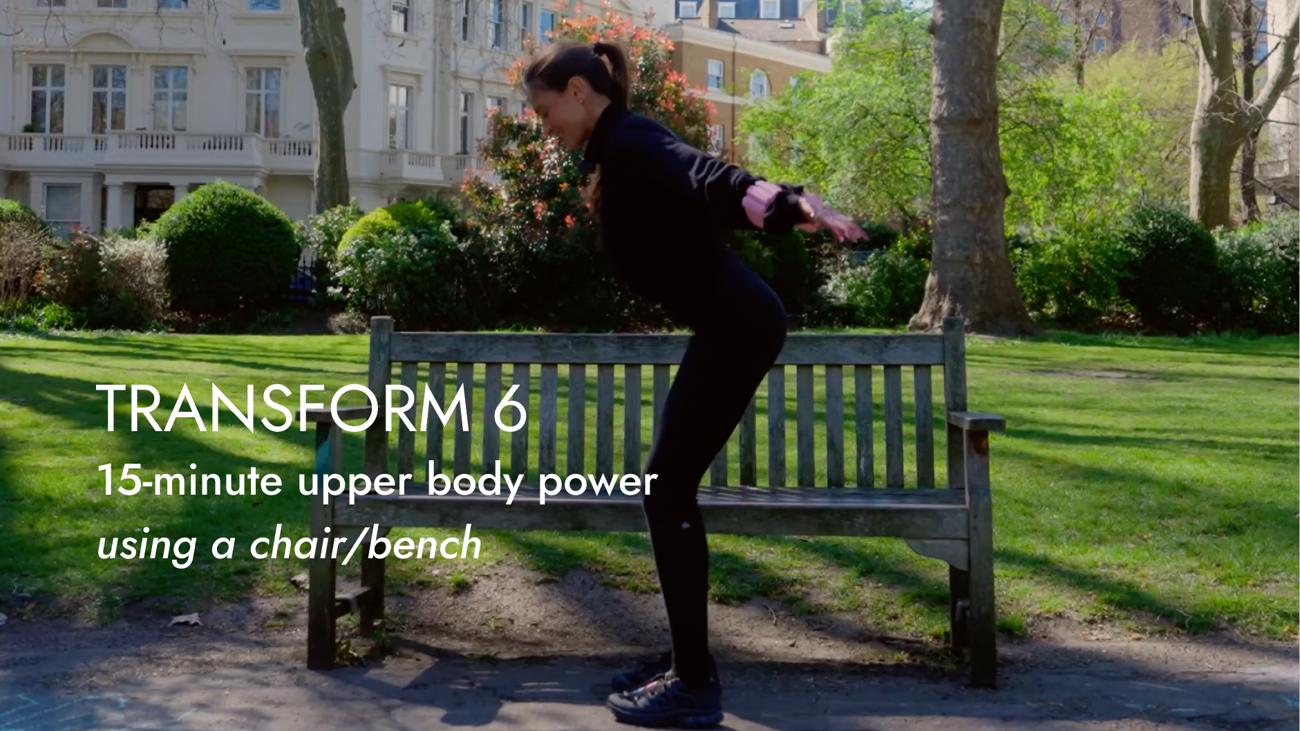 NEW: 15-minute upper body power using ankle weights and chair 