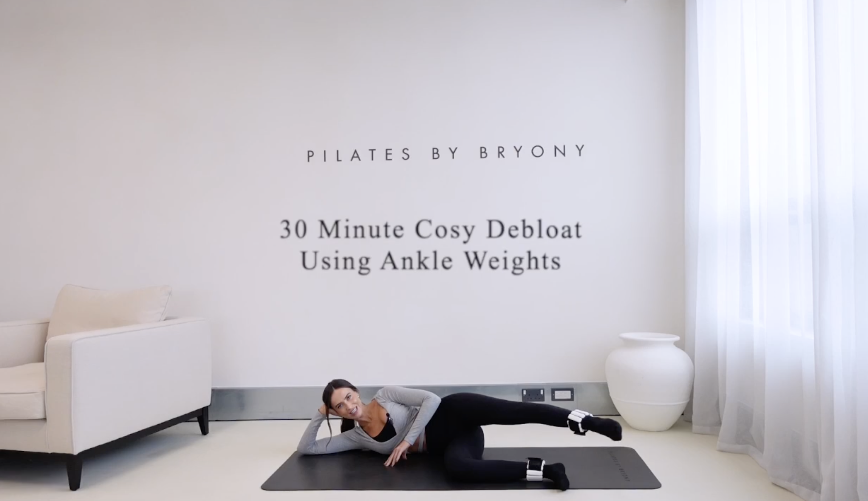 30 minute cosy debloat using ankle weights 