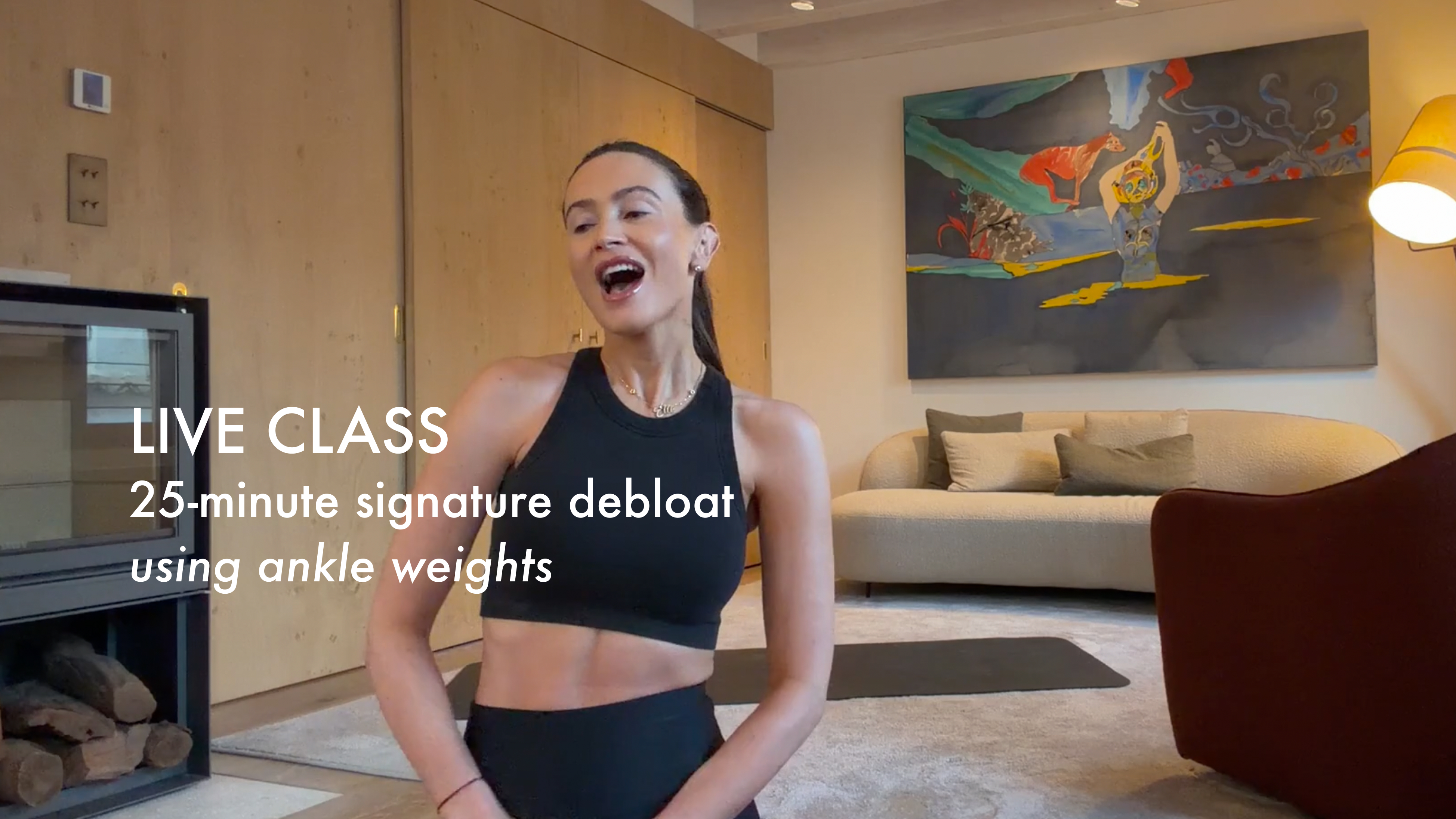 NEW LIVE: 25-minute signature debloat using ankle weights
