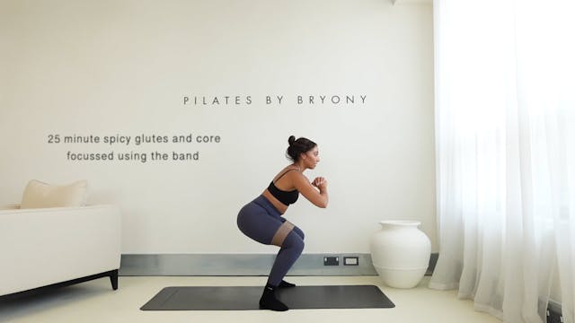 25 minute spicy glutes and core focus...