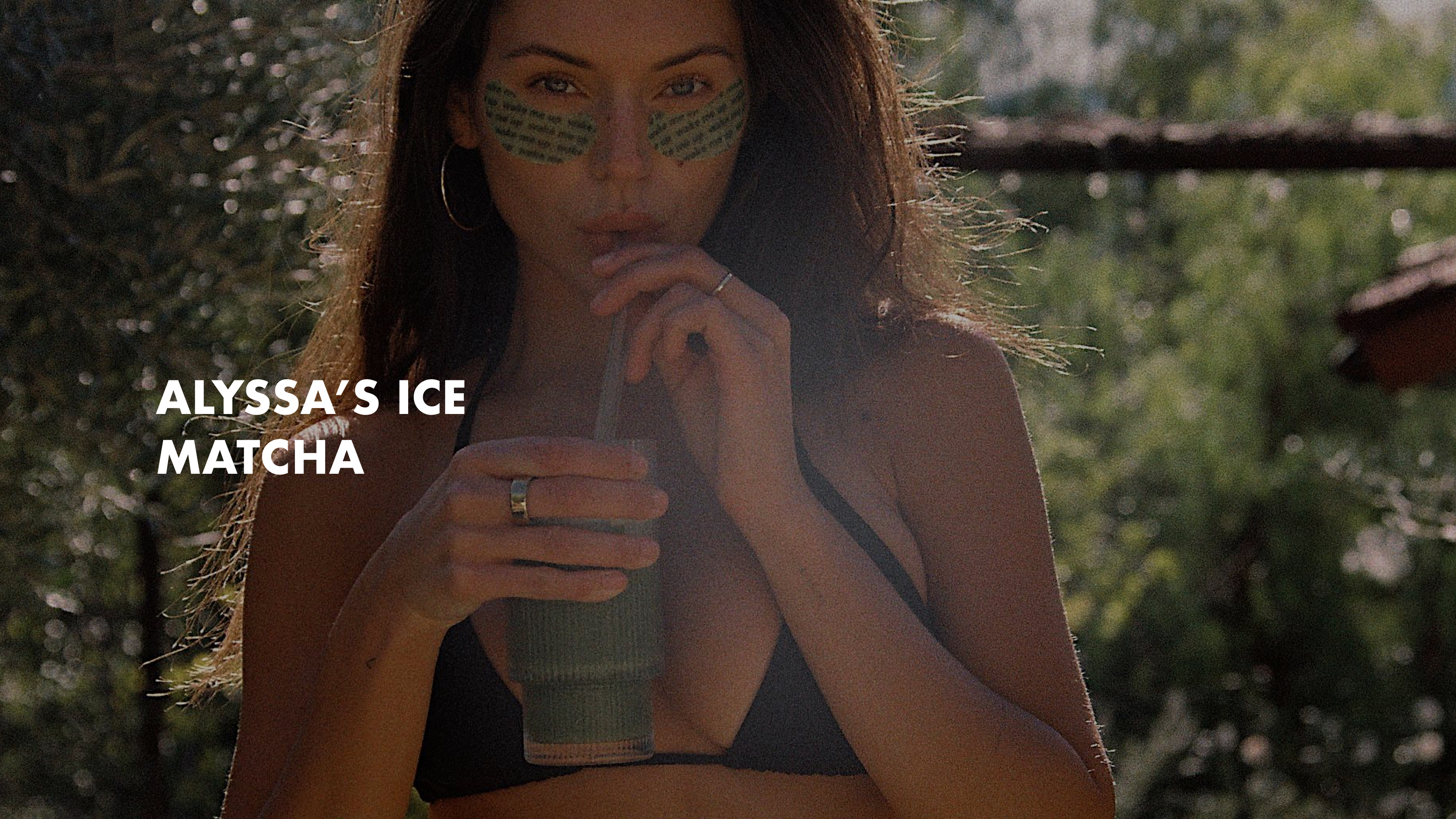 NEW: Alyssa’s ice matcha