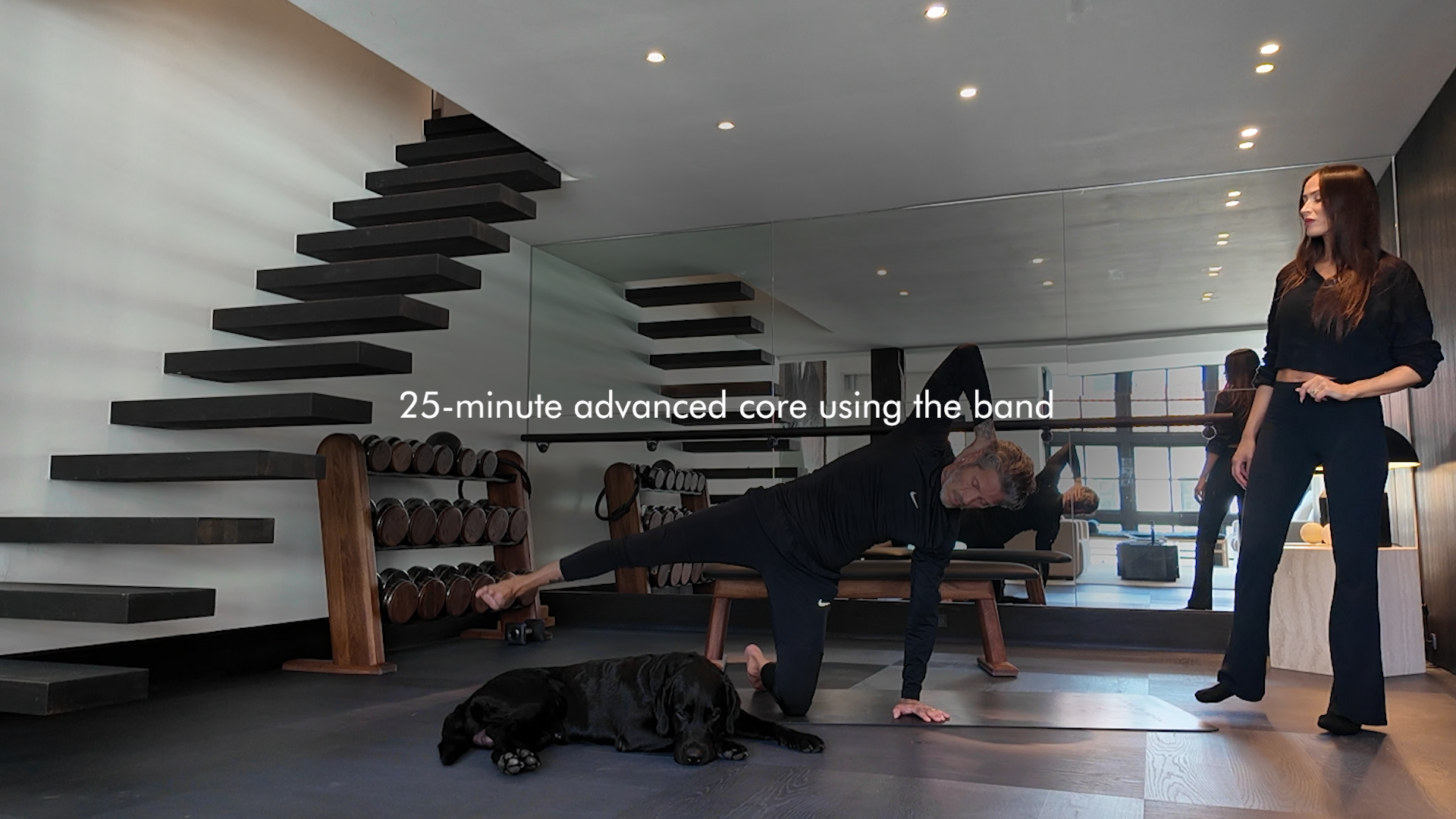 25-minute advanced core using the band