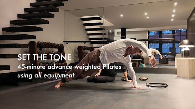 NEW: 45-minute advance weighted Pilat...