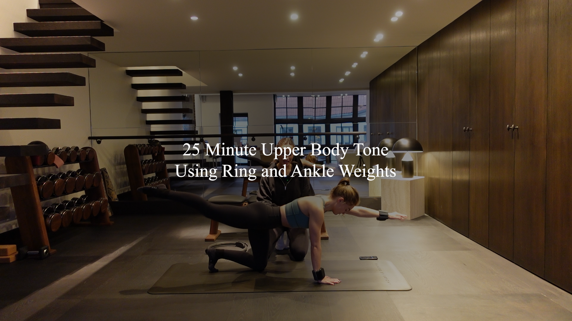25 minute upper body tone using the ring and ankle weights