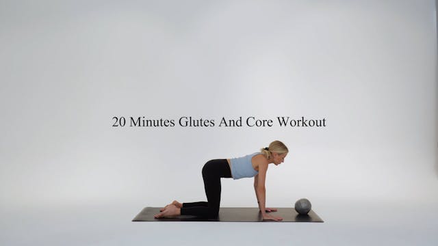 20 minutes glutes and core workout us...