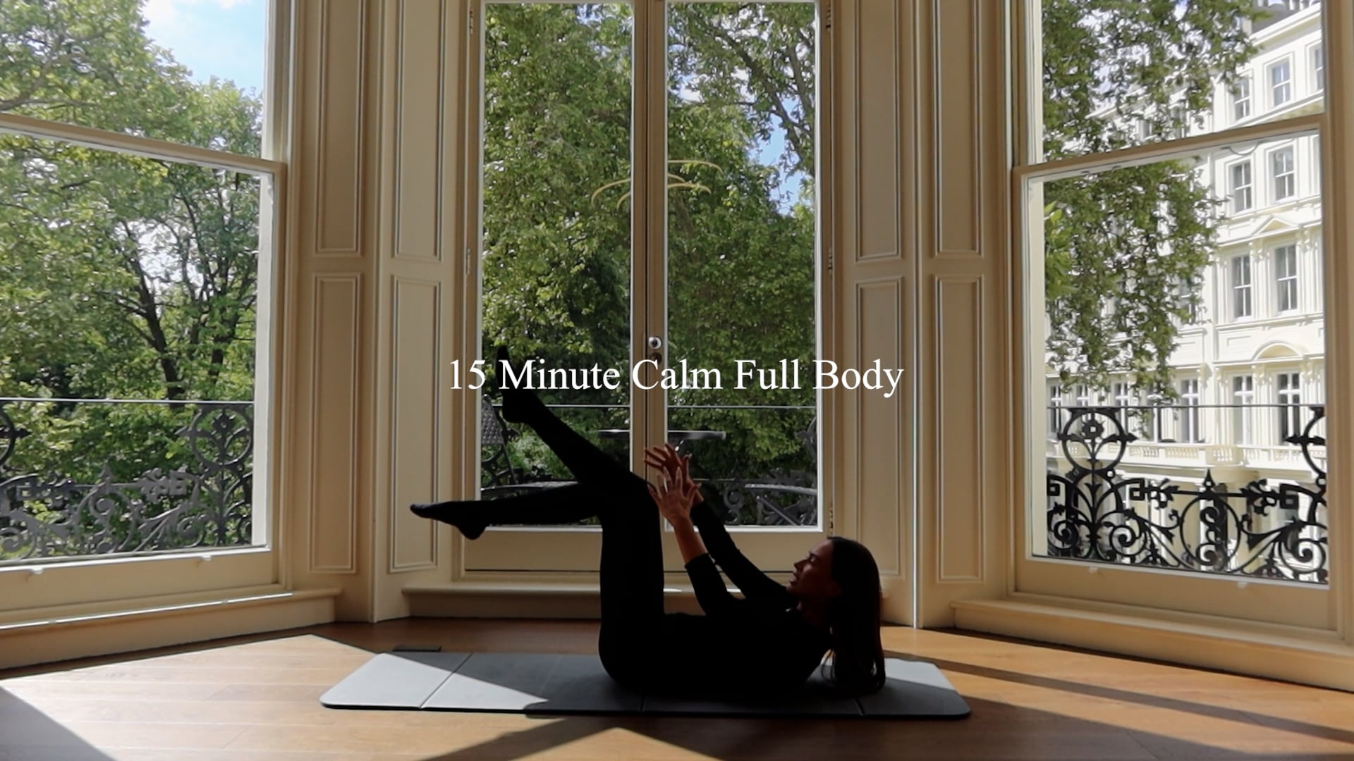15-minute calm full body using bodyweight