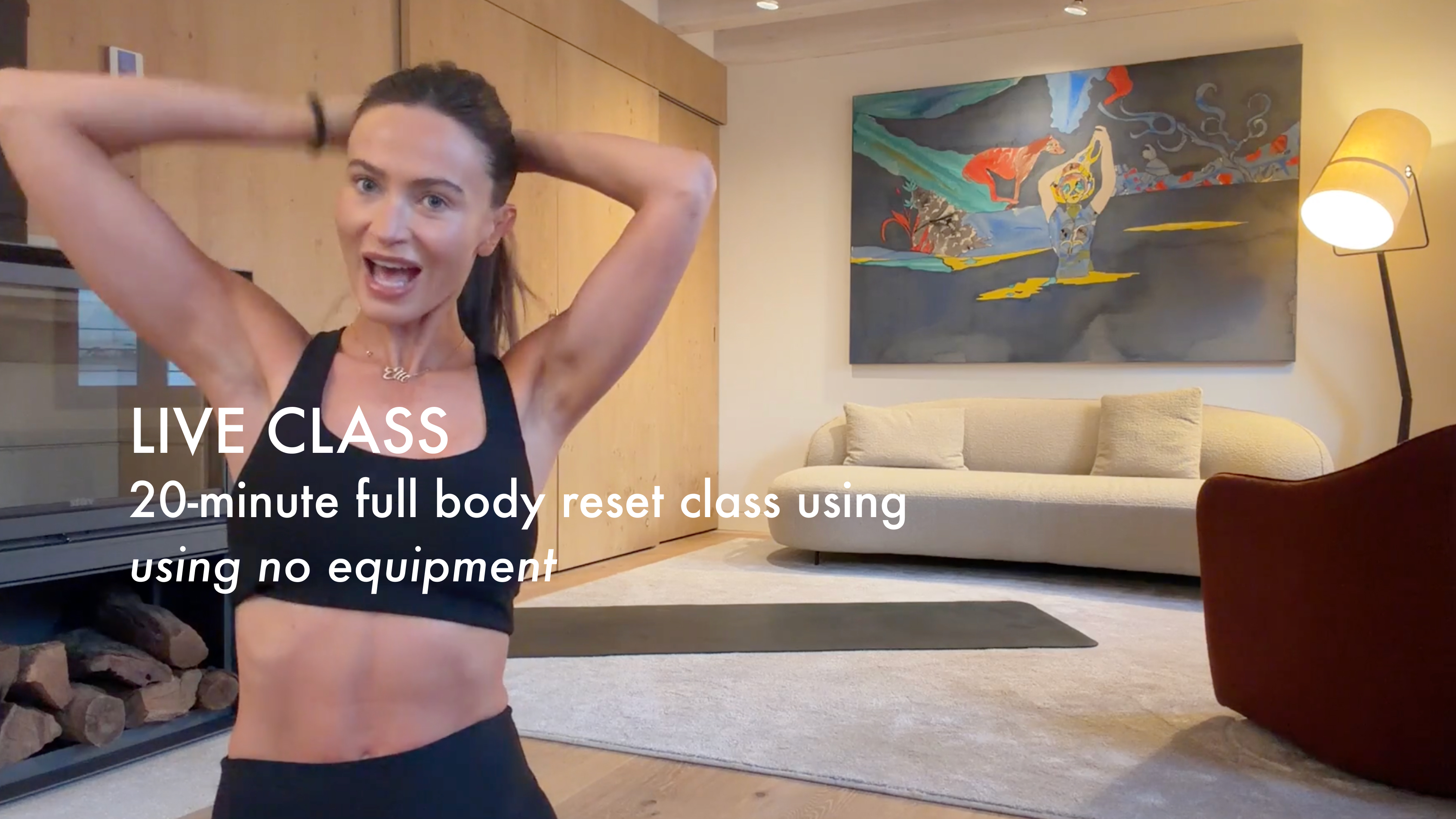 NEW LIVE: 20-minute full body reset class using no equipment