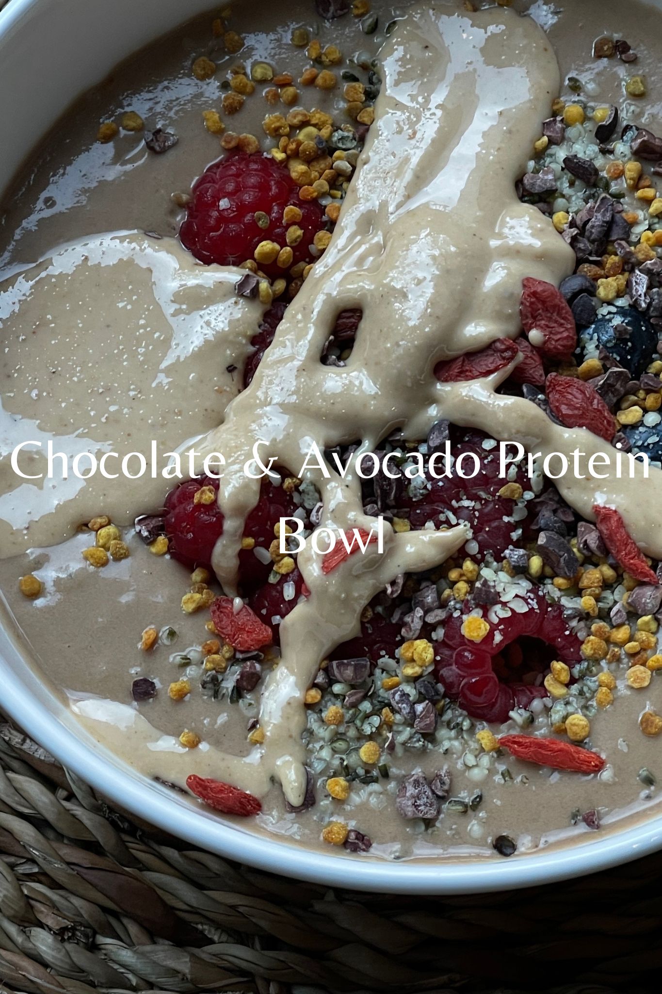 Chocolate & Avocado Protein Bowl