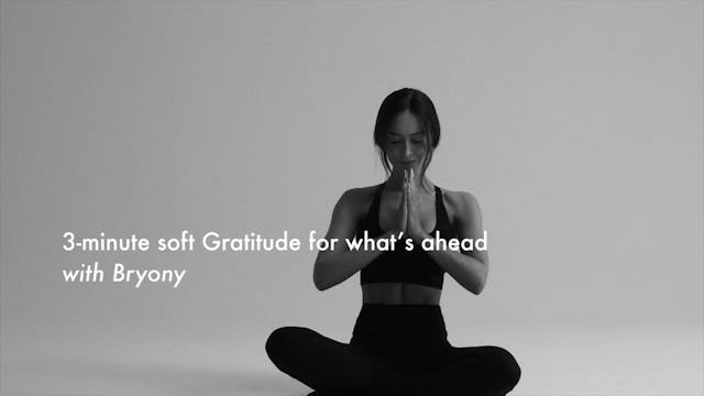 NEW: 3-minute soft gratitude for what...