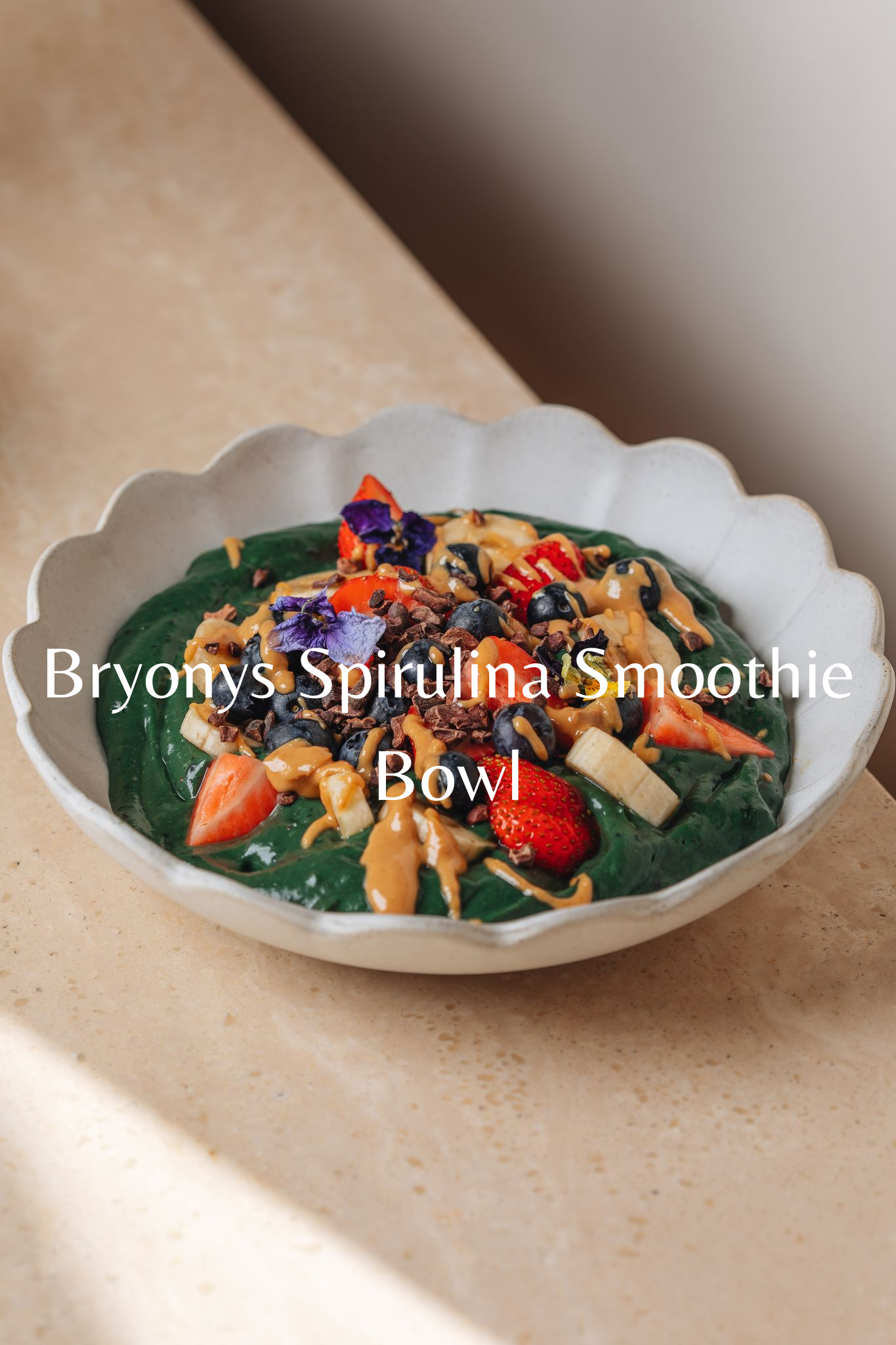 Bryony's Spirulina Smoothie Bowl