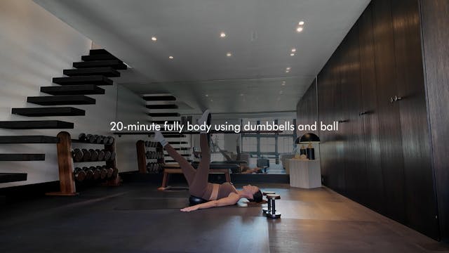 NEW: 20-minute full body using dumbbe...