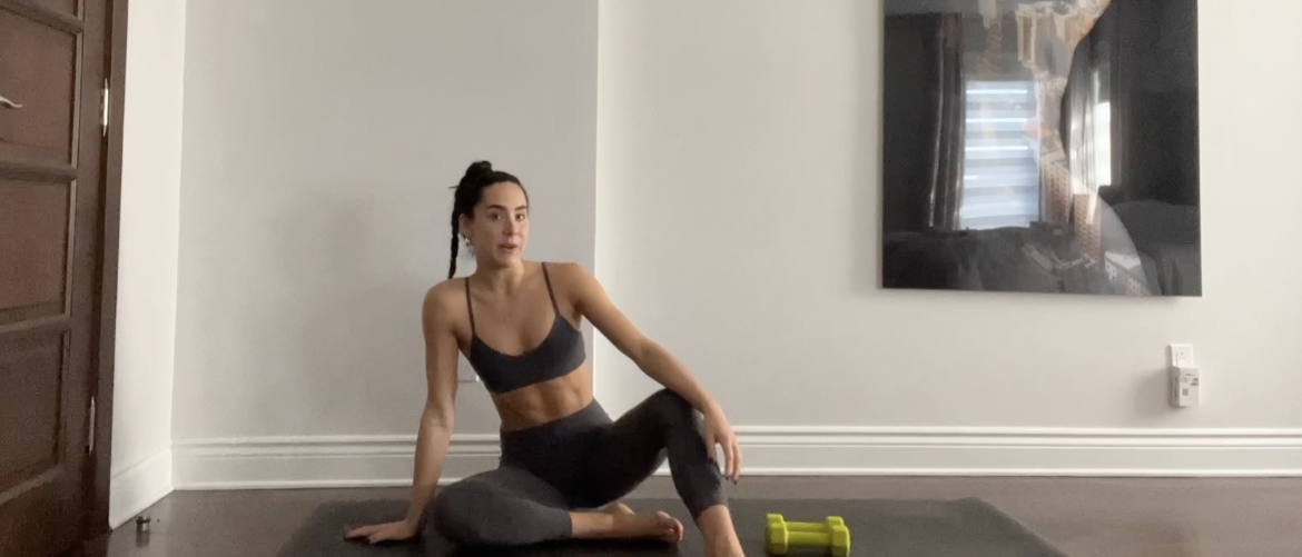 21 min HITT/pilates workout