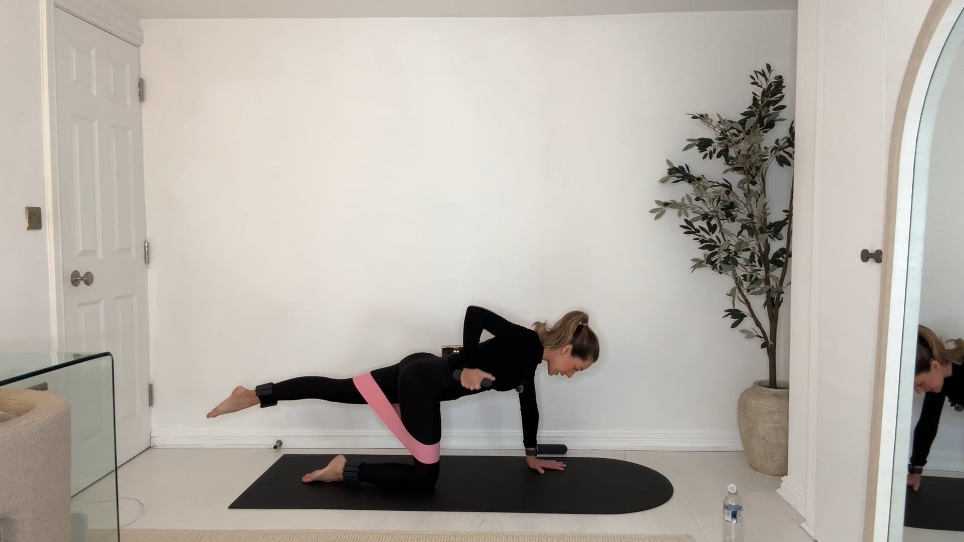 20 min Power Class with Hand Weights, Band & Ankle Weights