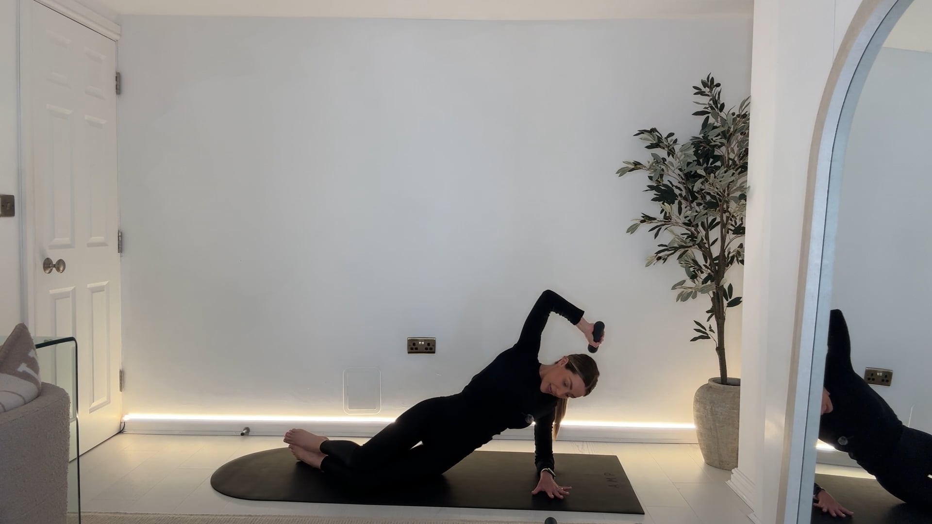 20 min Sculpted Strength Flow with Hand Weights