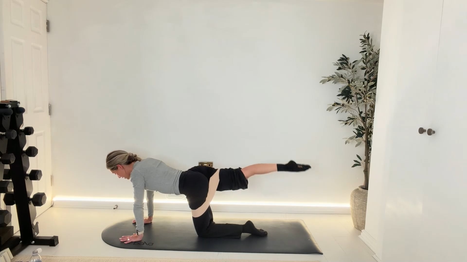 NEW 20 min Core, Booty & Legs Side Lying Class with Resistance Band