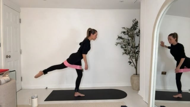LIVE 20 min Side Lying & Lower Body with Ankle weights & band