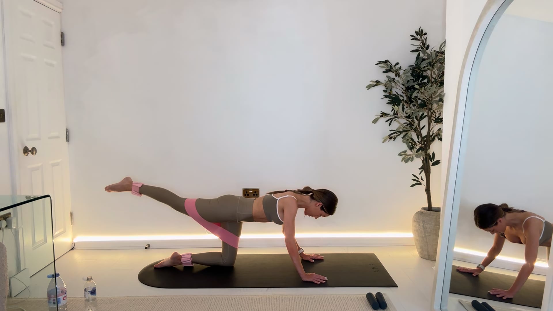 20 min Fiery Sculpt with Hand Weights, Ankle Weights & Resistance Band