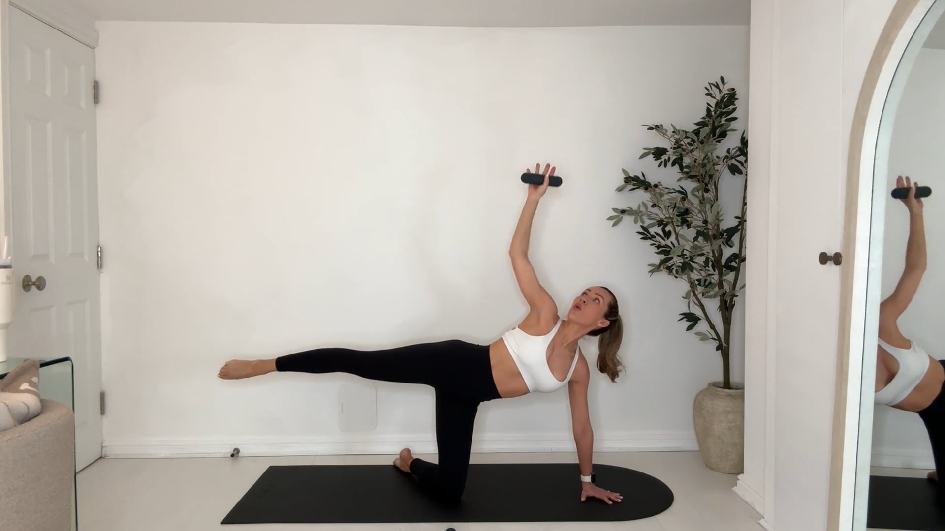 25 min High Energy & Strength Class with Hand Weights & Band