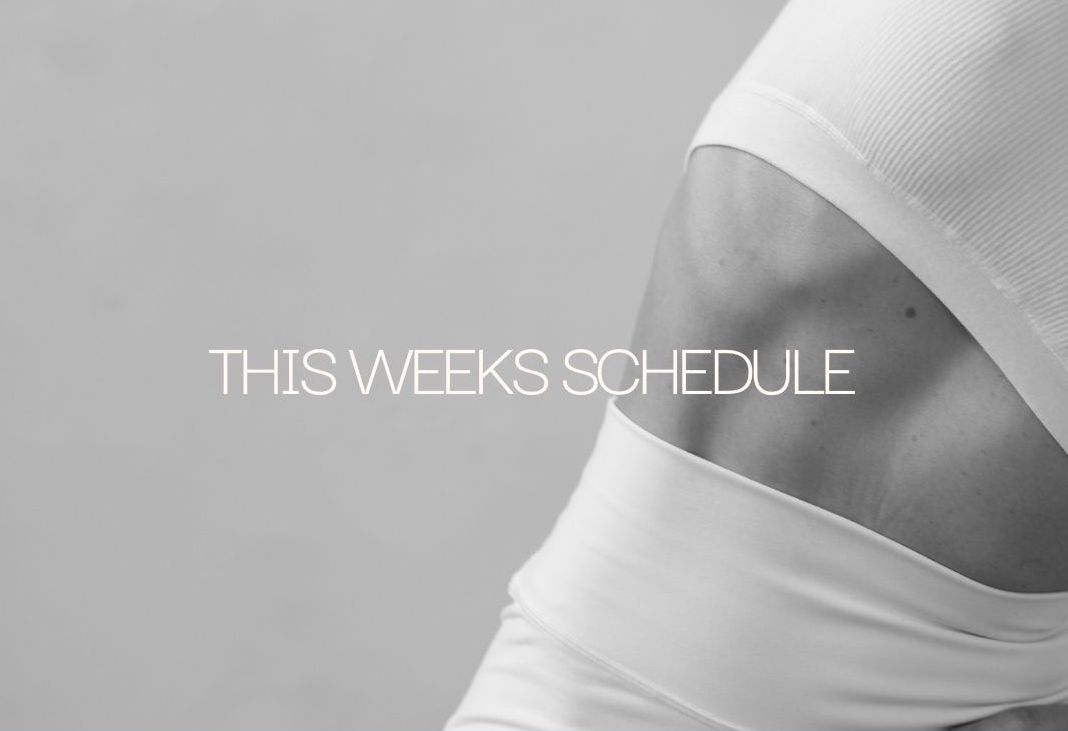 Weekly Schedule