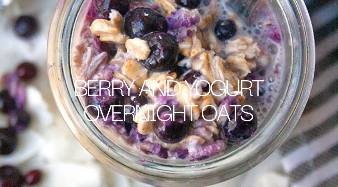 Berry and Yogurt Overnight Oats