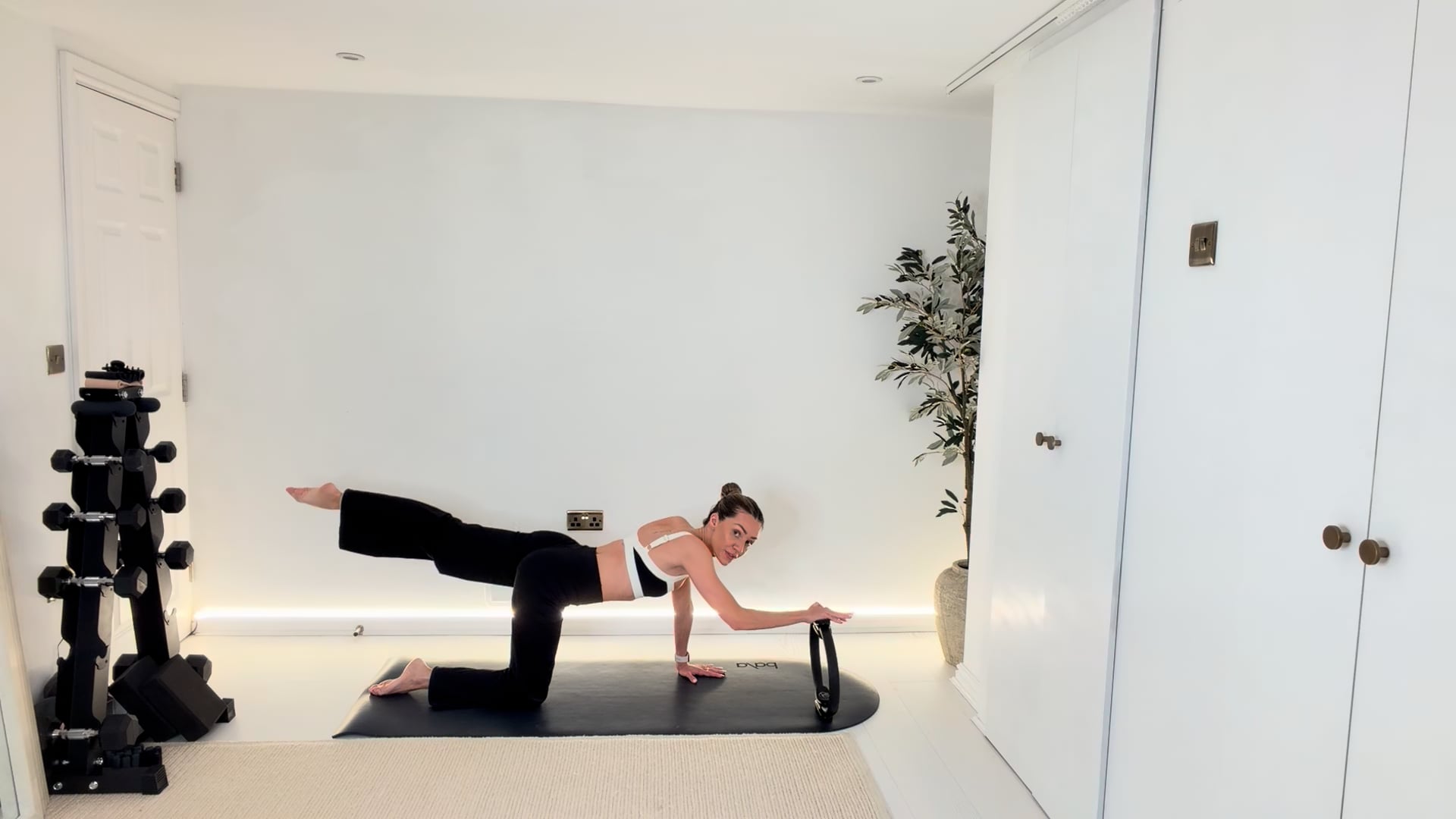 NEW 15 min Express Core & Control with Ring & Ankle Weights