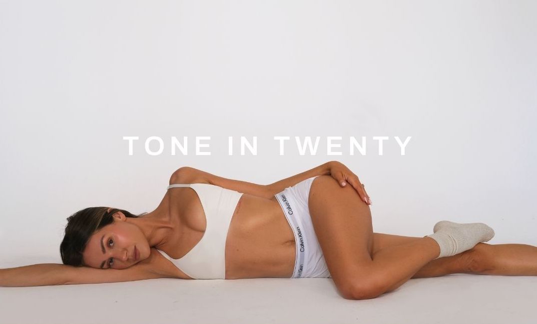 Tone in Twenty Week Three Schedule