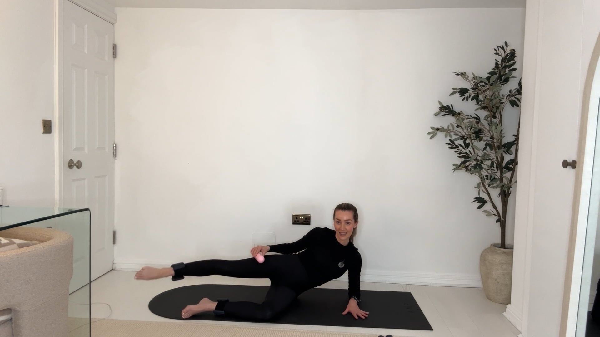 20 min Spring into Strength Sculpt & Tone with ankle weights & hand weights