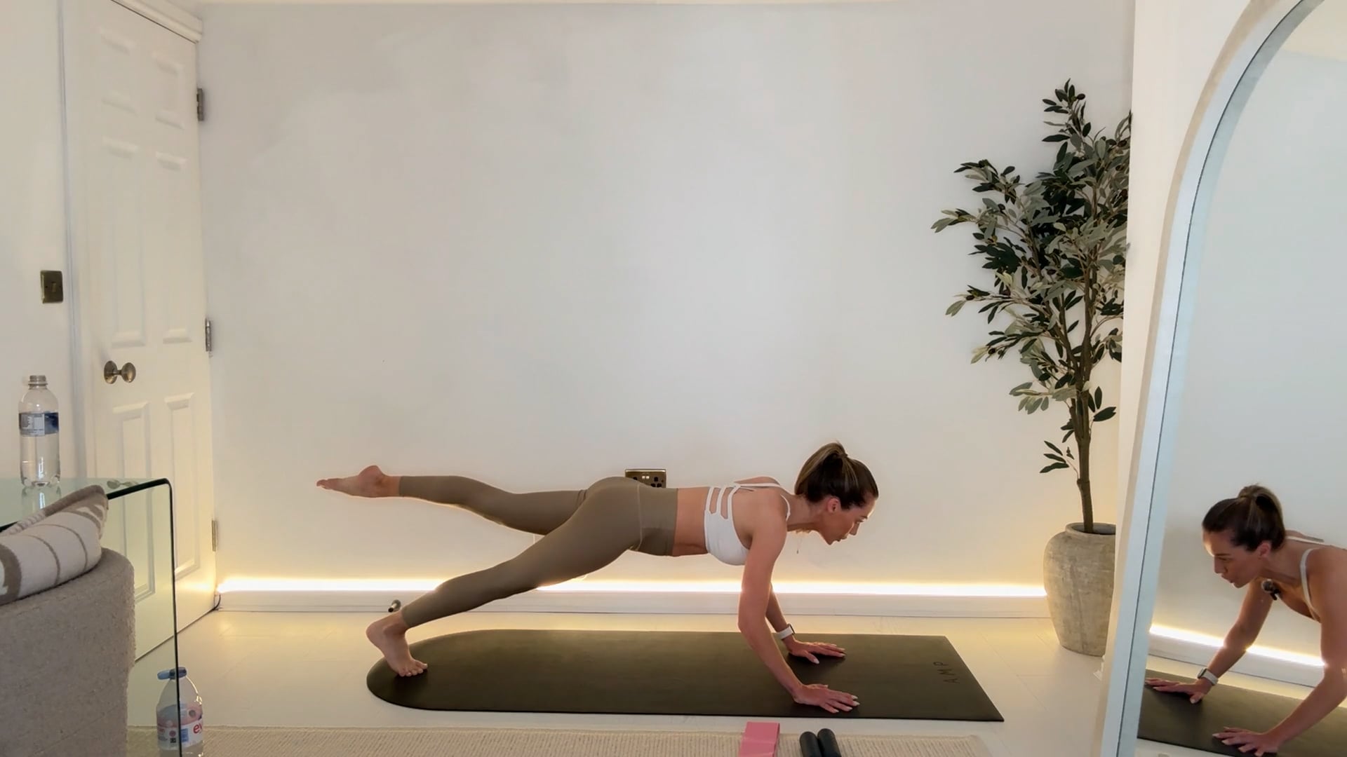 20 min Abs Arms & Ass with Ankle Weights, Hand Weights & Band