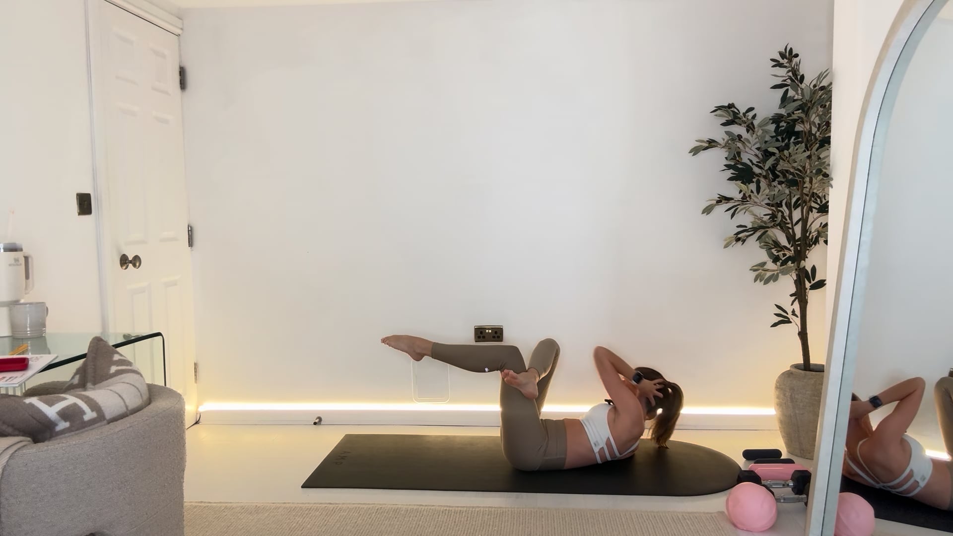 10 min express Travel Friendly Power Abs with optional Ball