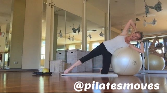 Helen Tardent: Pilates on the Ball (xxii) with the Chi Ball. Part 7 & Cool Downs: Glutes & Sides Sequence 