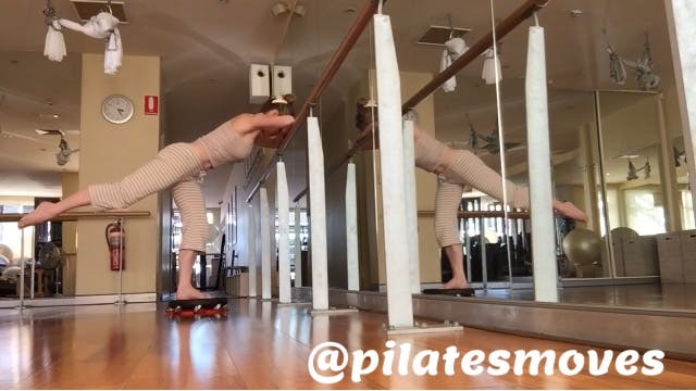 Pilates on the Ball with the Freeform Board xxi: Intermediate-Advanced Part 1(c) with Helen Tardent