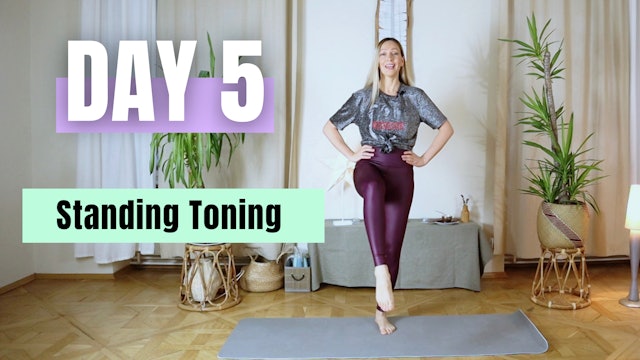 DAY 5_Standing Toning Pilates Workout_30 min