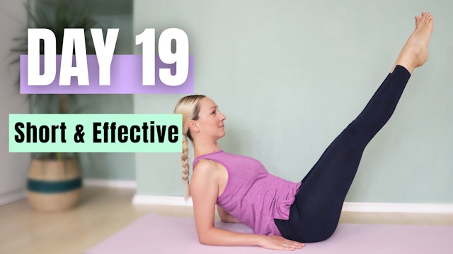 DAY 19_Short and Effective Pilates | Full Body Workout