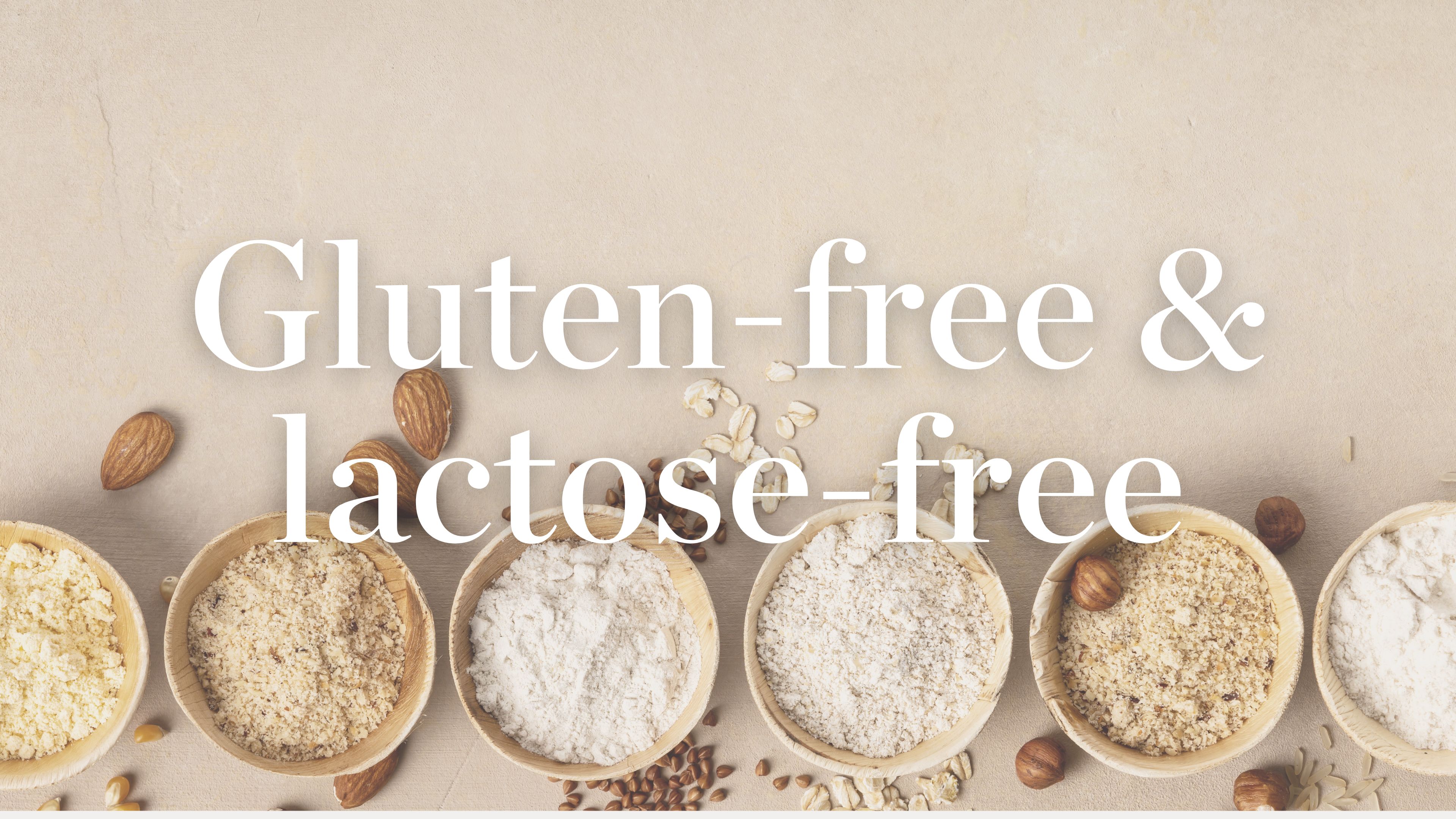 Gluten-free and Lactose-free meal plan