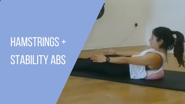Hamstrings and stability abs
