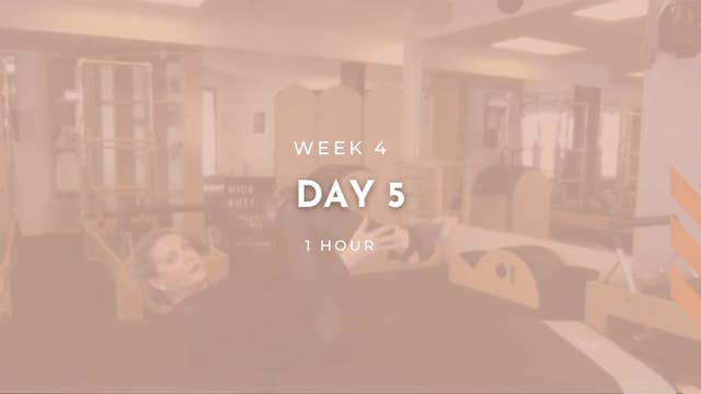 Week 4 - Day 5
