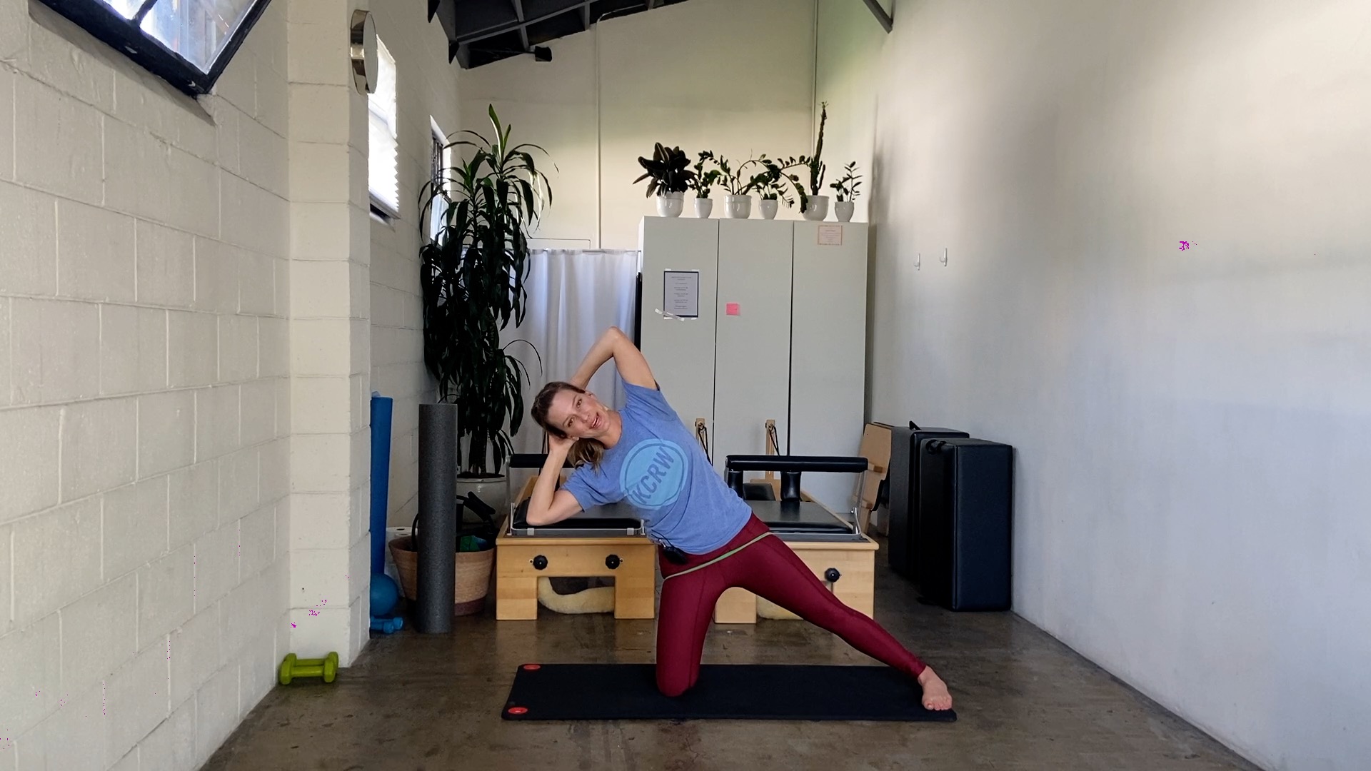 30 min Mat Side Body Boost. Prenatal and Sciatica friendly. Mini Band