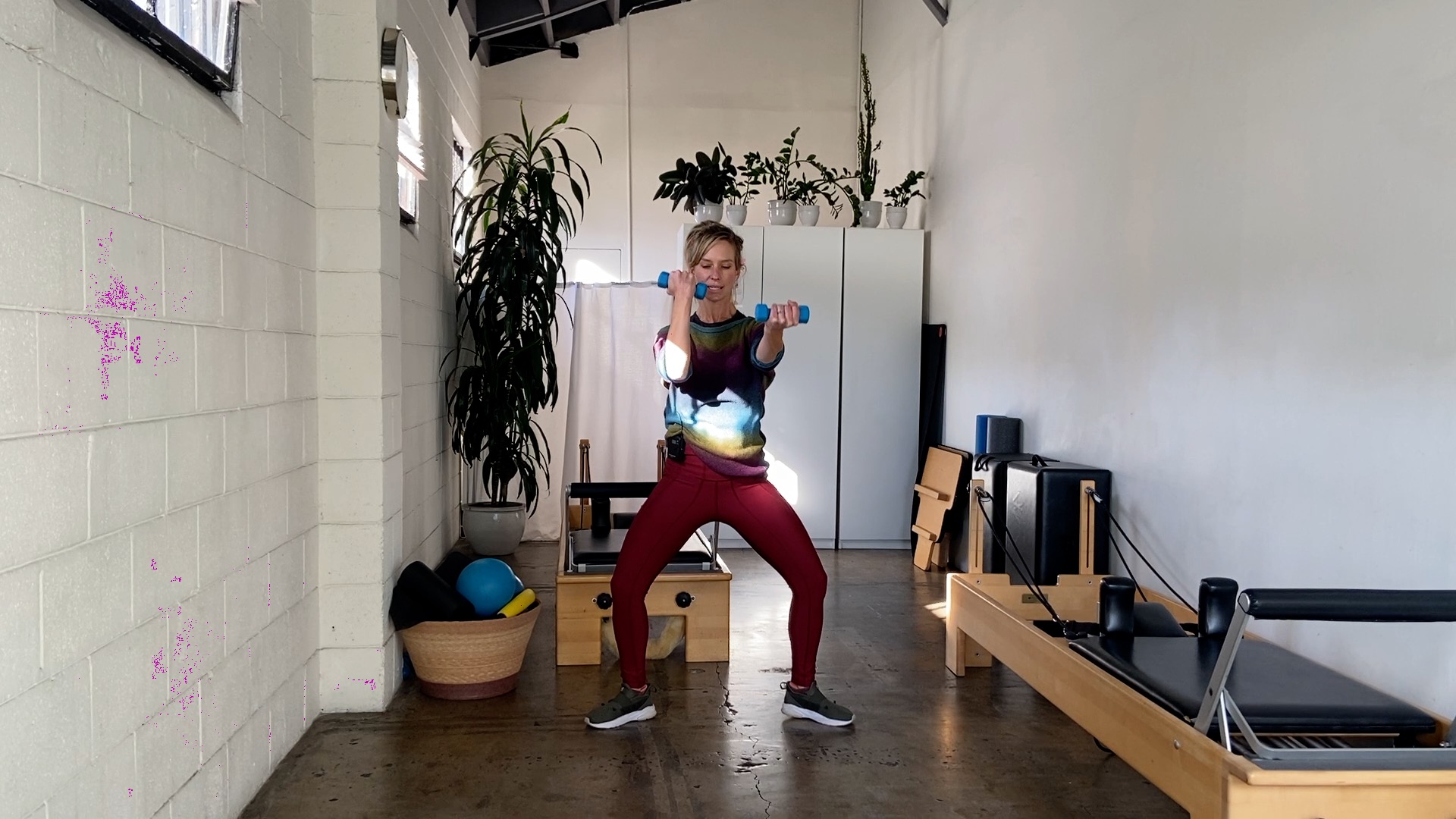 9 min Arm Boost.  weights.