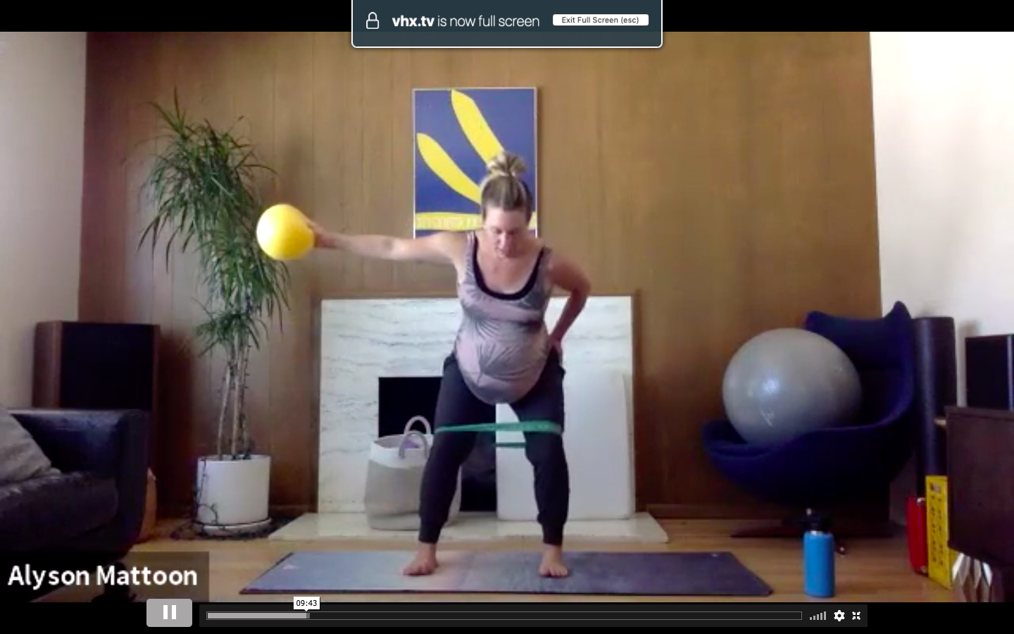 Live FIT All About the Breath 7.29.21. ball and bands