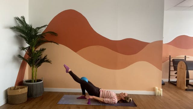 Elevated Mat: weights. ball. 30 min