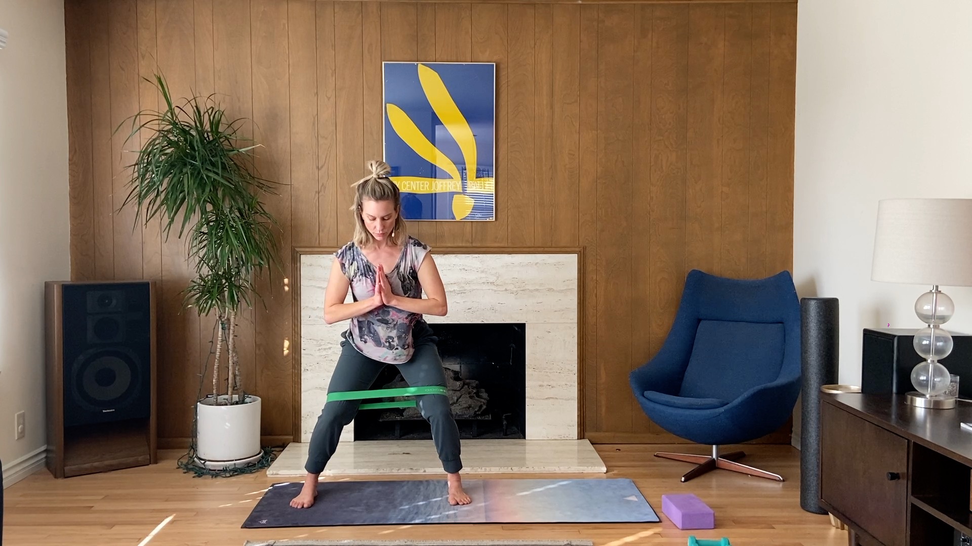 40 min FIT: band. yoga block. weights. prenatal friendly