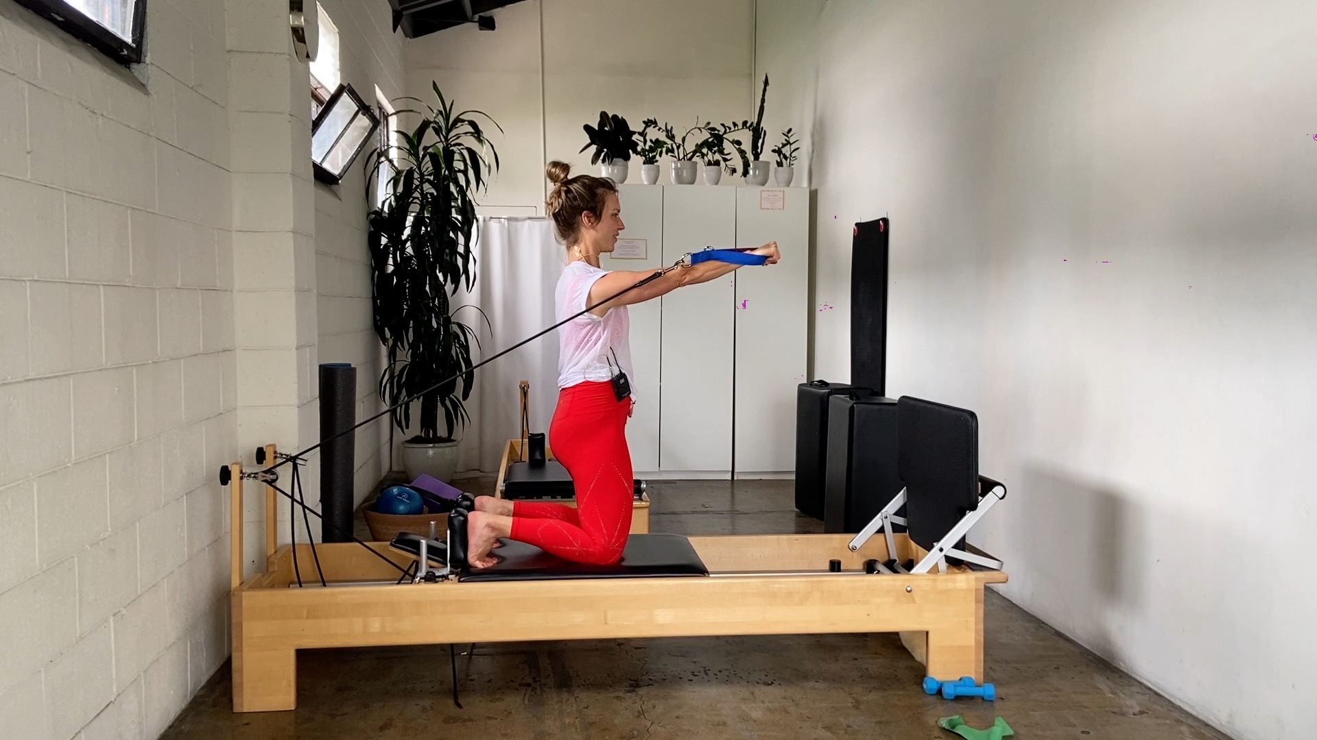 Cardio Strength Blast Reformer. Jump Board. Weights. Band. 39 min