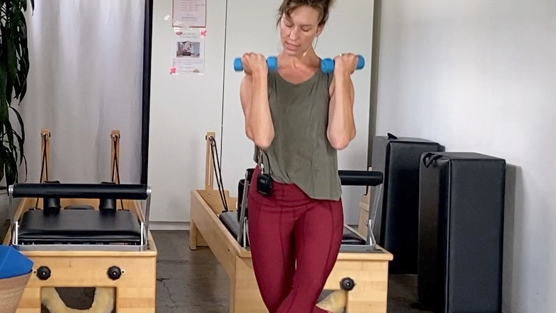 Happy Heart and Bones+Tone Mat.  free weights. 30 min