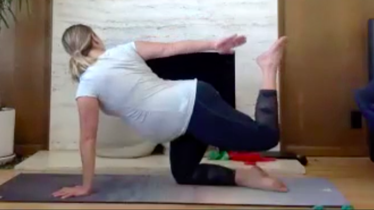 Live FIT rotation, strength and balance focus mon 4/26. band. weights