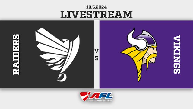 AFL24 - Raiders Tirol vs Vienna Vikings