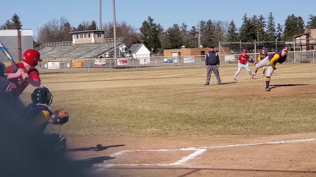 Bronson Vikings Starting Pitcher - 12-6 Curveball 3/25/19
