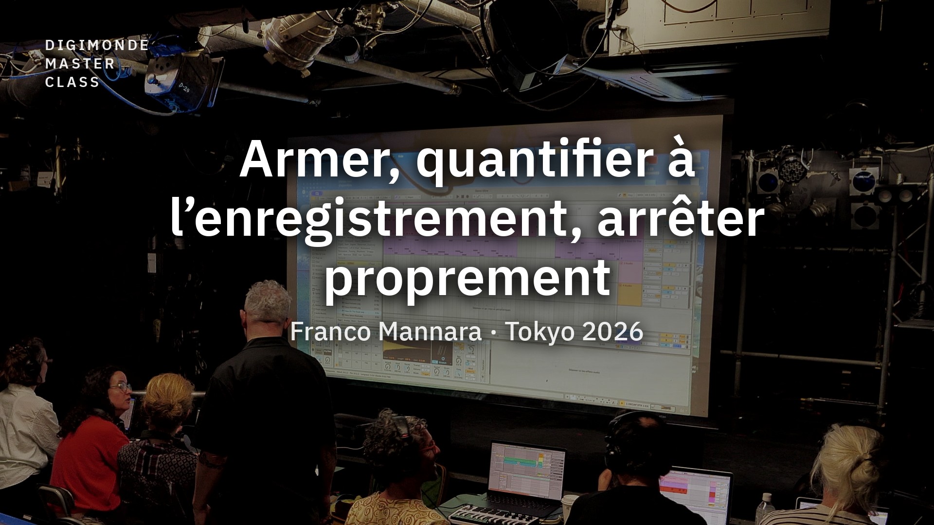 Armer, quantifier à l'enregistrement, arrêter proprement