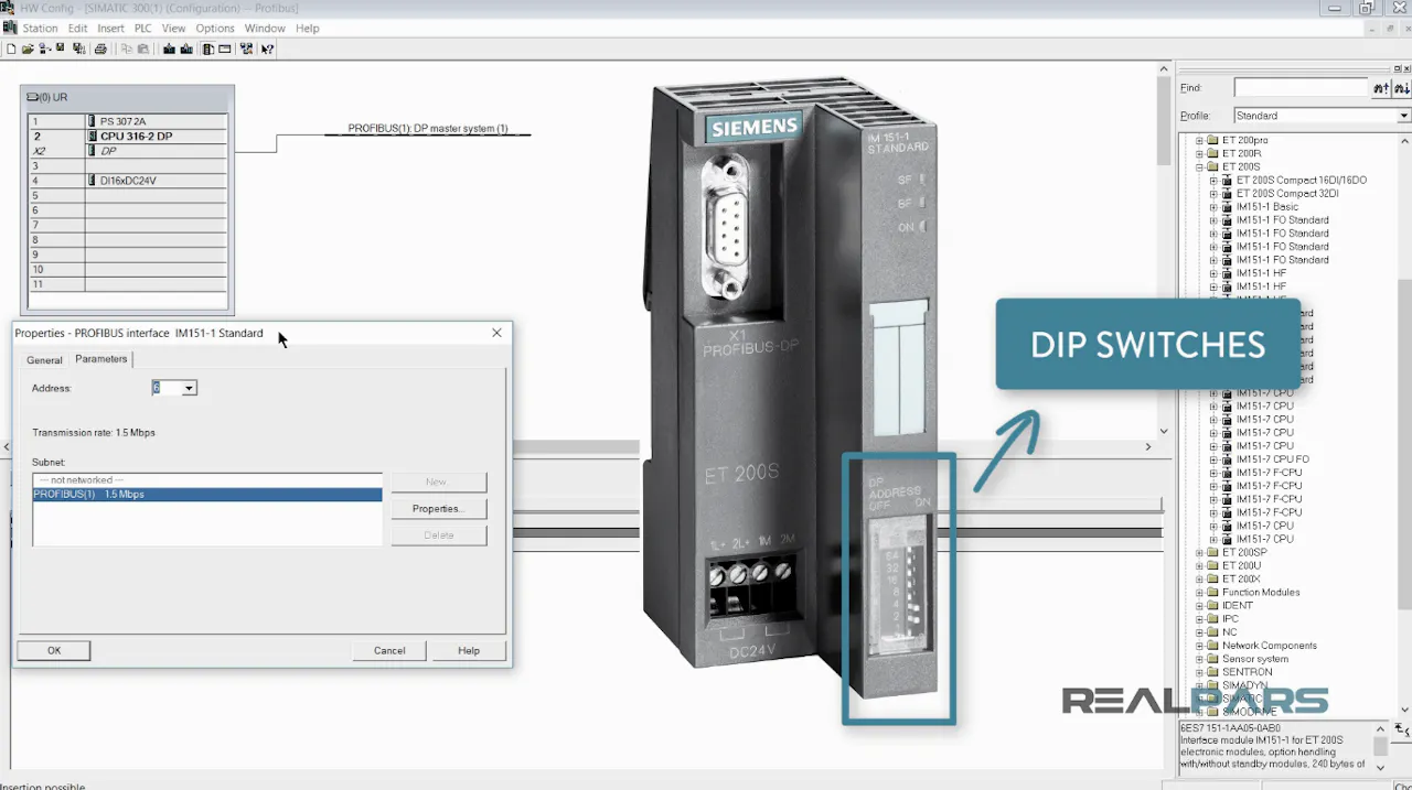 Profibus dp разъем