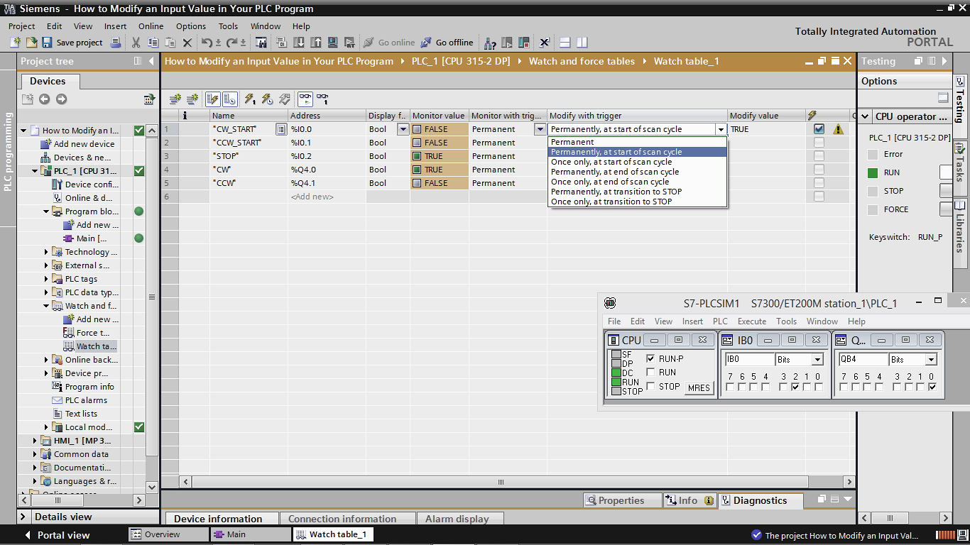211 How To Modify An Input Value In Your Plc Program