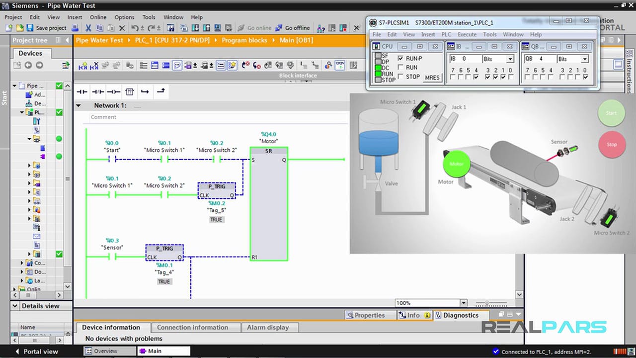 85 pipe water test plc program part 5 how to use timers in plc programming realpars 85 pipe water test plc program part 5 how to use timers in plc programming realpars